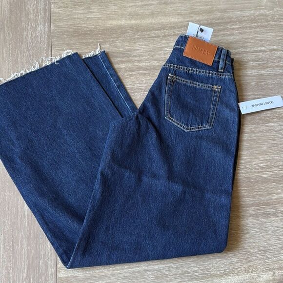 Princess Polly DARLA LOW RISE STRAIGHT JEAN DARK WASH size 2 NWT in packaging - Picture 7 of 9